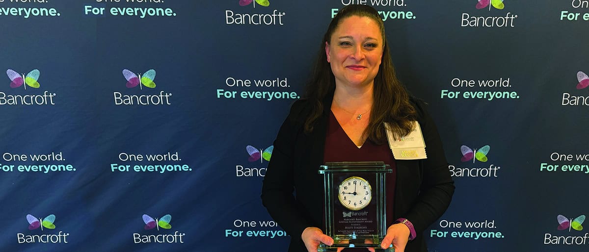Misty Simmons Receives Bancroft Award